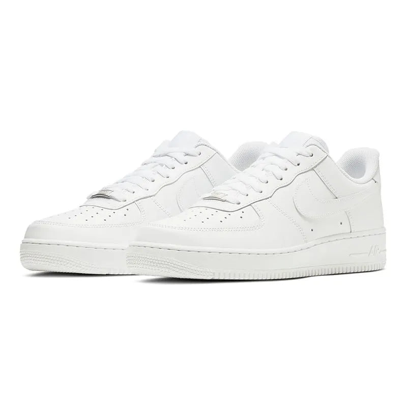 AIR FORCE 1 COURO "White on White"