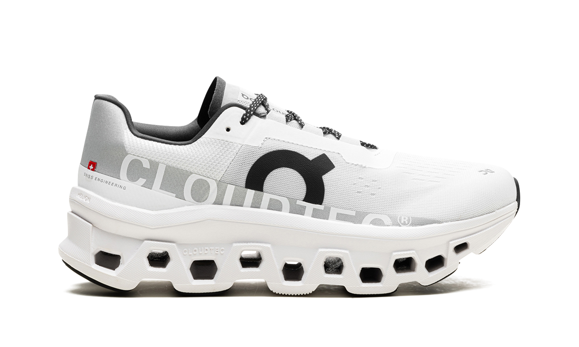 On Running Cloudmonster "All White"