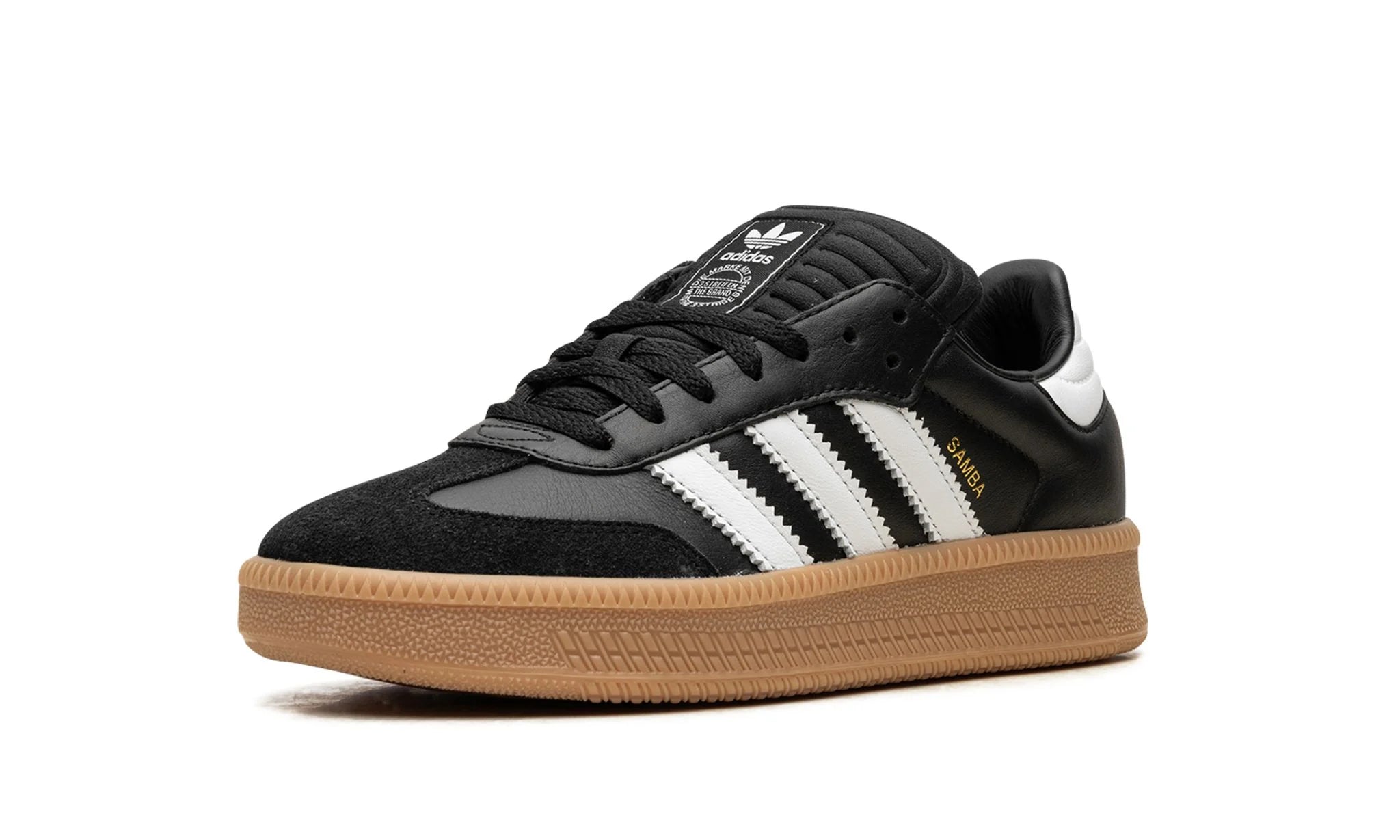 ADIDAS SAMBA XLG "Black White Gum"