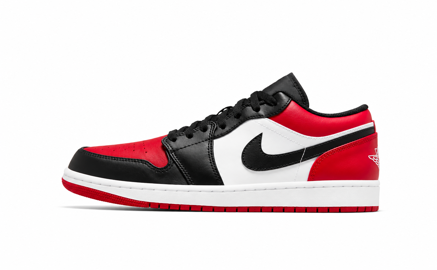 AIR JORDAN 1 LOW  "Black Red"
